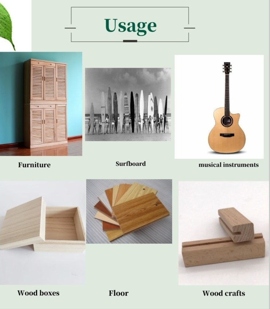 Solid Wood Glue Paulownia Wood Panels Finger Joint Board with Production Time 5-15 Days