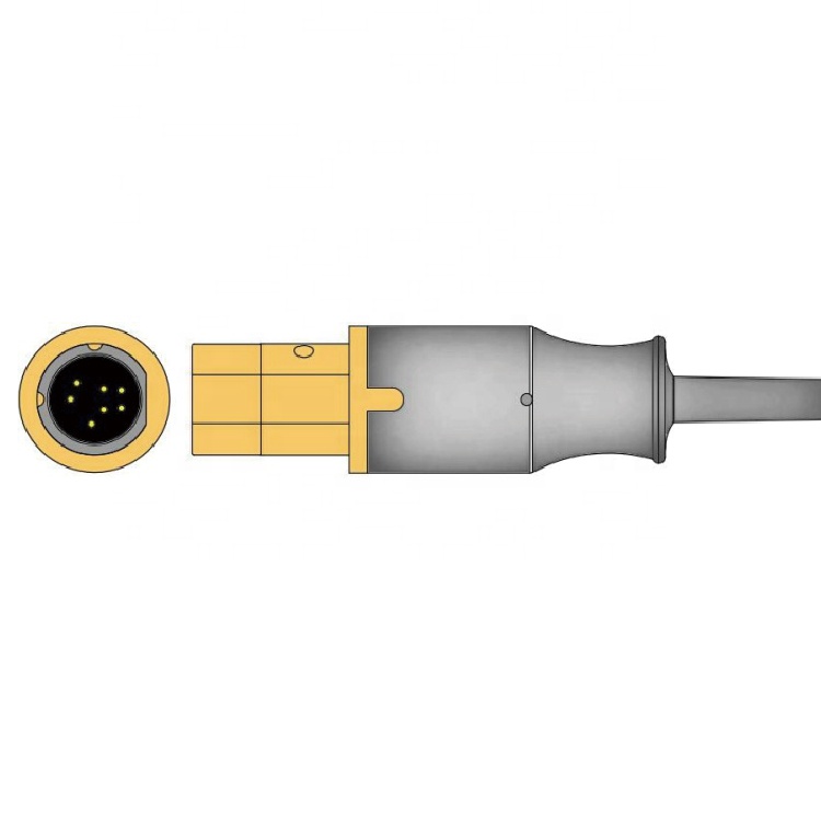 Drager 6pin IBP transducer cable to PVB IBP adapter cable