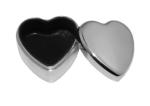 PVD Silver Plating Metal Houseware Zinc Alloy Heart Jewelry Box Rustproof