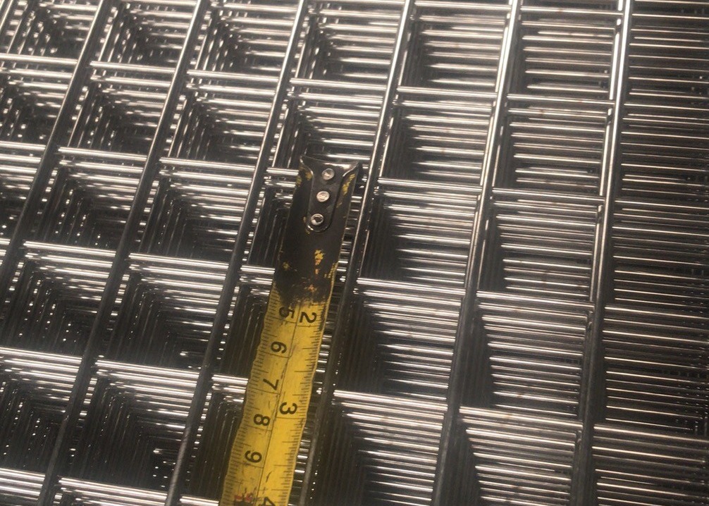 8mm 20cm Hole 2x4m Rebar Mesh Panels For Concrete