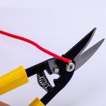 Alloy Steel 205mm Cable Side Cutter Angled Shape Industrial Wire Stripper