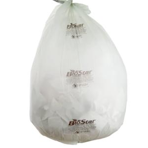 Quality 60 Gallon Compostable Garbage Bags , Star Sealed Bottom LDPE Garbage Bags wholesale