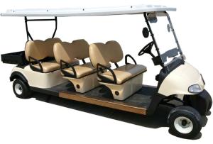 Quality CE Approval Multiple Purpose 6 Seats Electric Golf Cart Club Car With Plastic Cargo Box wholesale
