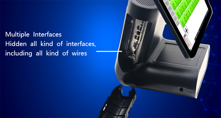 SDK Function 15.6" Full HD 1080P Dual Screen Self-Service Machine with Thermal Printer