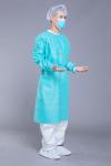 GB15979-2002 Long Sleeve Rib Cuff SMS Surgical Disposable Gowns