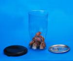 Empty Round Plastic Food Containers High Durability Food Grade Material 33G