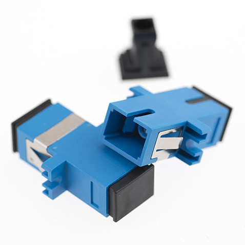 Convenient SC Simplex Adapter Low Environmental Sensitivity ROHS Approved