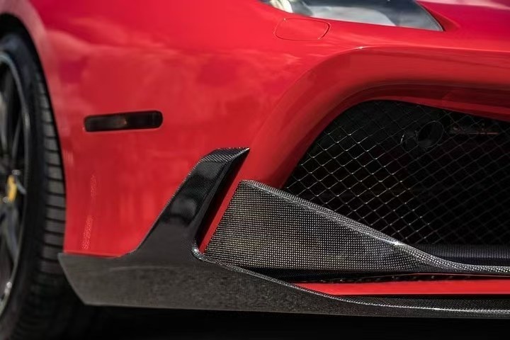 488 Ferrari Carbon Body Kit 1016 Style Carbon Fiber Front Lip Air Intake Spoiler