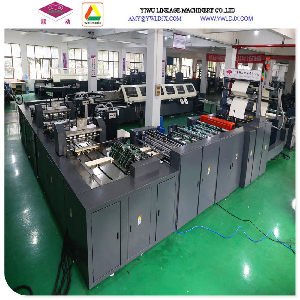 Office Stationery Full Line Ruling Folding Cutting Binding All in One Notebook Machine Production Line
