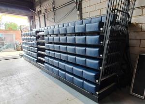 Quality 450mm Width Gym Echo Polymer Retractable Tiered Seating wholesale