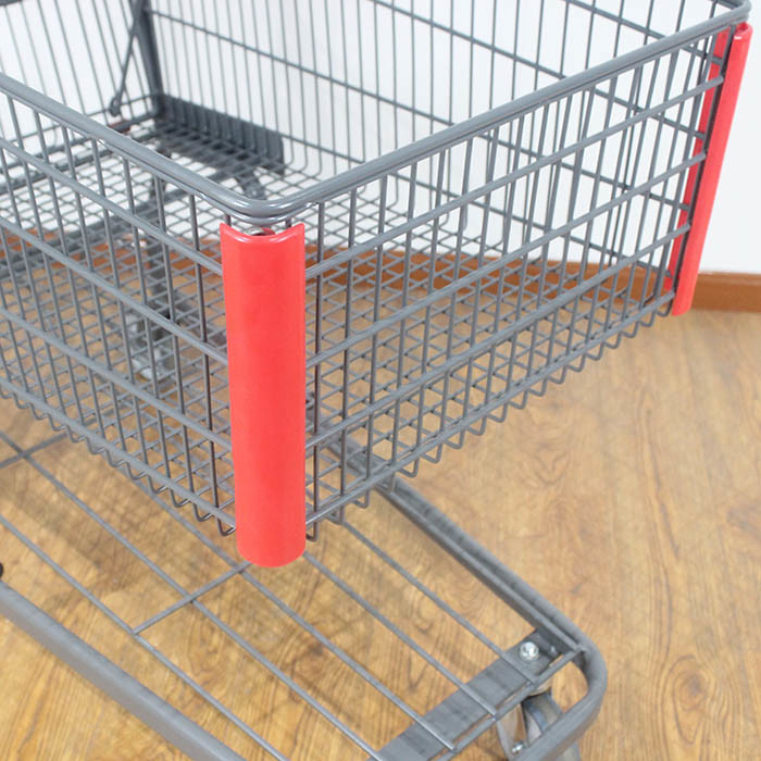 180L General store Supermarket Trolleys American style Supermarket Shopping Trolley