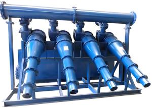 Quality Mining Hydrocyclone WasteWater Treatment 0.03MPa Blue Desanding Cyclone wholesale