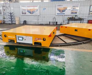 Quality 200T Electric Transfer Trolley Rail Transfer Cart Material Solutions wholesale