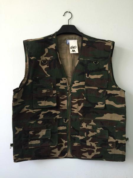 Cheap Mens classic vest, waistcoat, camo vest in T/C 80/20 fabric, 030M camouflage vest, S-3XL for sale