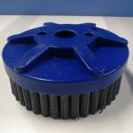 Surface Finish CNC Deburring Brushes / Nylon Cup Brush 1.0 Mm Bristle Dia