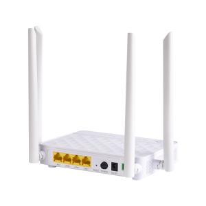 China 40MHz 80MHz 1310nm XPON ONU FTTH 4GE DUAL BAND WIFI NETWORK on sale