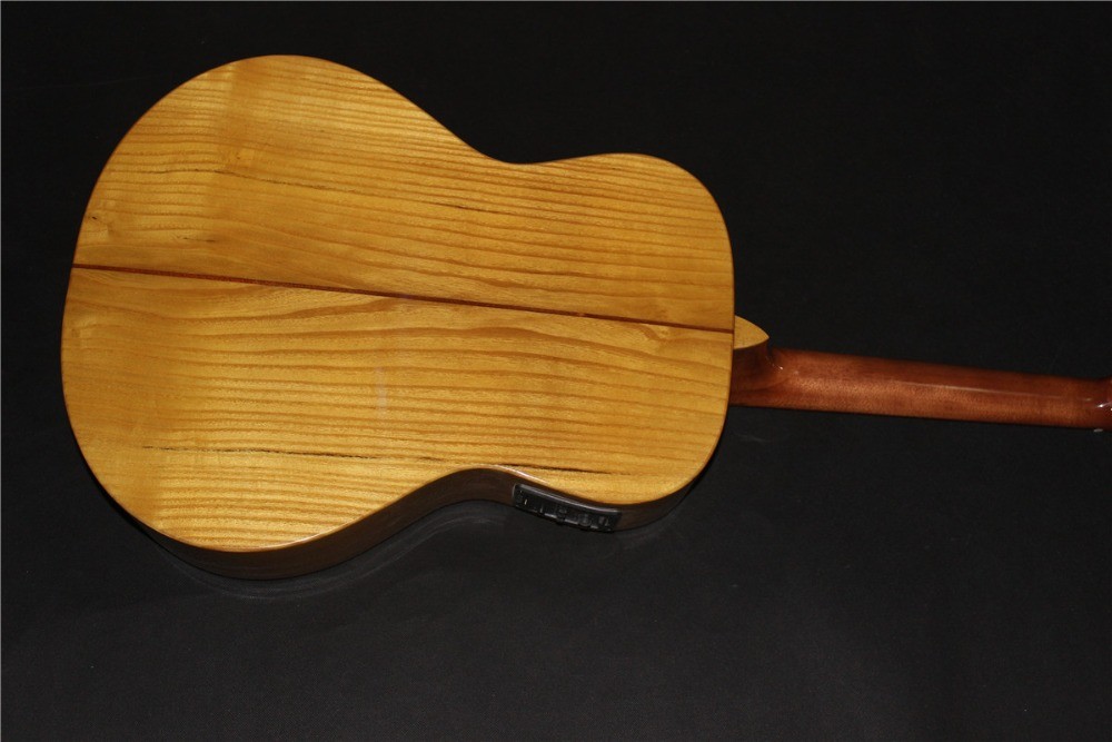 AAAA all Solid imported melburry wood OOO15m body custom acoustic electric guitar