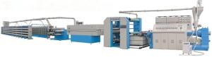Quality Plastic Extruded Flat Film Flat Yarn Unit , PP Woven Bag Making Machine wholesale