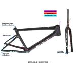 T800 Carbon Gravel Bike Frame Fully Hidden Cable Routing Road Bicycle Frameset