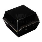 Fast Food Paper Burger Boxes Packaging Matt Lamination Kraft paper