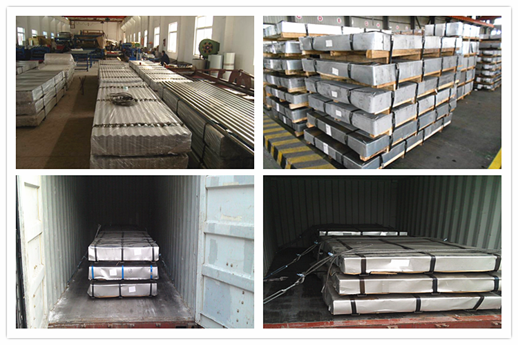Zinc Aluminum Corrugated Galvanized Roofing Sheets 0.12 - 4mm Dx51d Dx52d