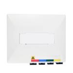 Indoor 4 Cores UPC Plastic Fiber Optic Faceplate Socket Panel with 100*80*30mm