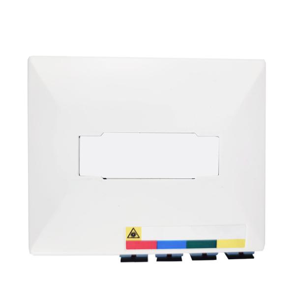Indoor 4 Cores UPC Plastic Fiber Optic Faceplate Socket Panel with 100*80*30mm