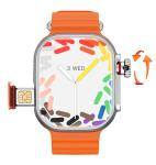4G Android 8.1 GPS Smart Watch Amoled Display 64G Wireless Charging