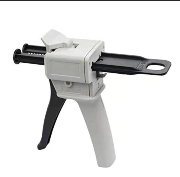 Dual Cartridge Caulking Gun for Dentistry 50ml 10 1 AB Dispensing Gun Corian