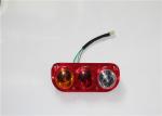 Small Ellipse Three Motorcycle LED Brake Lights Surface Mounted 10-30V DC