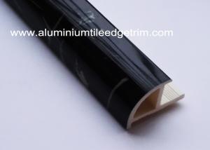Quality Quadrant Black Inside Corner Tile Trim Marble Color Plastic Material For Kitchen Countertop wholesale