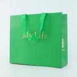 Luxury Gift Custom Logo Paper Bag With Rope Handle