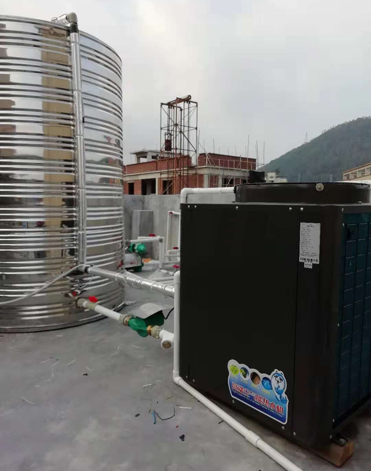 4.0 Cop Commercial Grade Water Heater , Air Energy Water Heater Freestanding