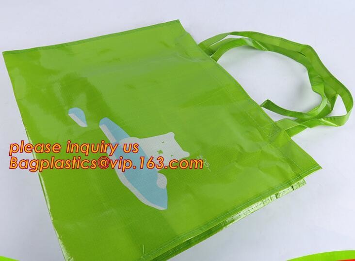 Fashion WaterProof PP Woven Laminated Handle Shopping Bag,fashion laminated reusable pp woven big shopping woven bag