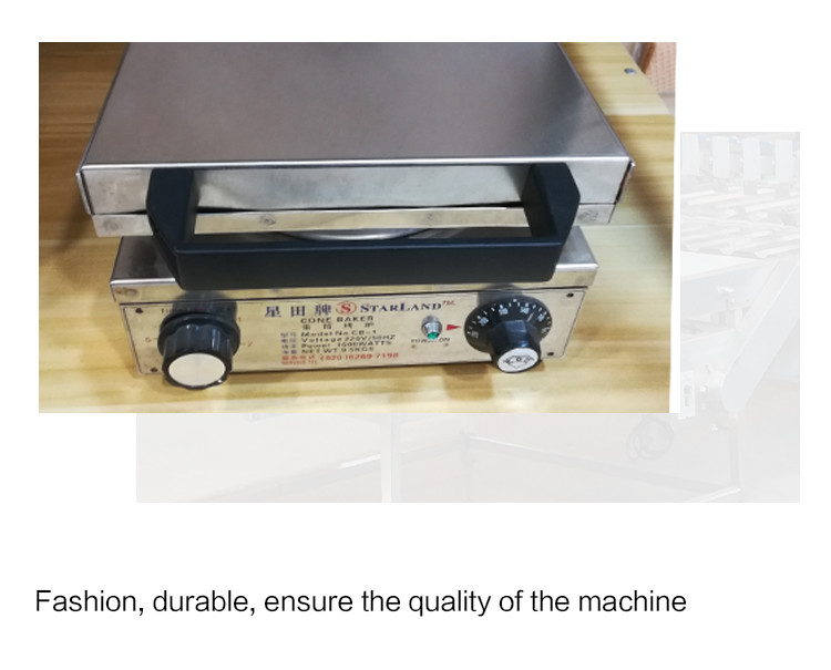 Electric Waffle Ice Cream Cone Making Machine For Restaurant