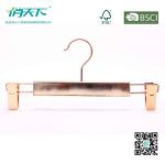 Betterall Luxury Golden Metal Pants Hanger with Non-slip Clips