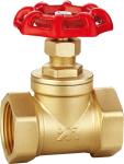 3111 Female x Female Brass Stop Valve Rising Stem & Metallic Hard Sealing Type