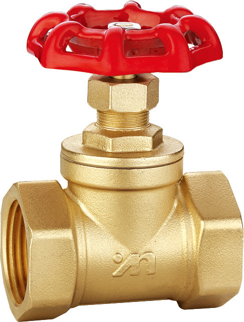 3111 Female x Female Brass Stop Valve Rising Stem & Metallic Hard Sealing Type Sizes DN15 DN20 DN25 DN32 DN40 DN50