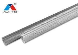 Quality Round Pipe False Aluminium Baffle Ceiling With PVDF Coated wholesale