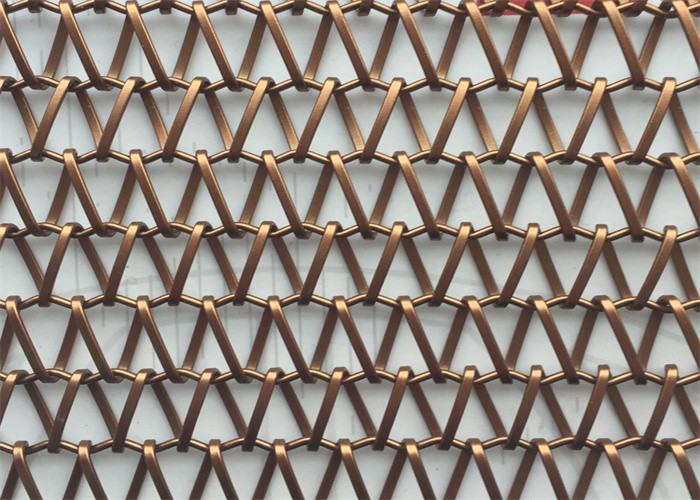 Wall Coverings Decorative Architectural Wire Mesh Belt For Screen & Space Partition