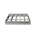 Frame Steel Grating Cover Flat Welding 25x3mm / 32x5mm Bearing Bar Size