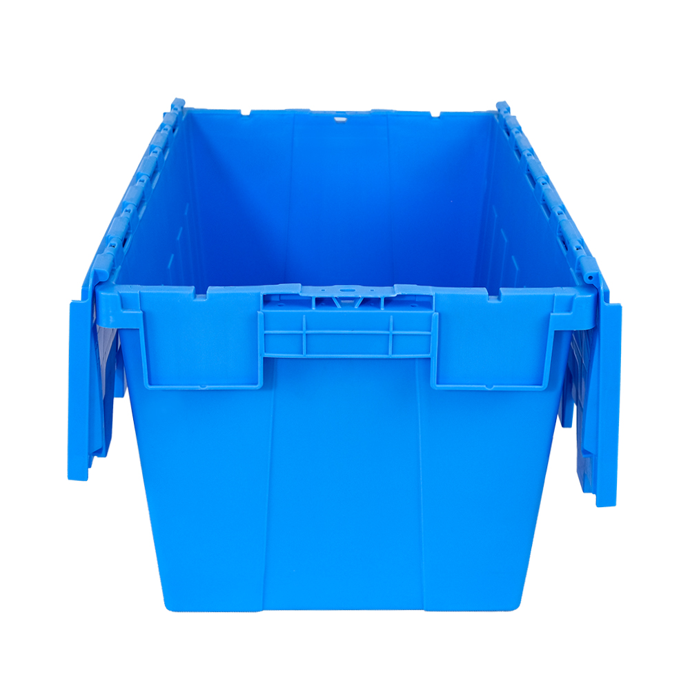 Warehouse Distribution Container Stackable Plastic Moving Crate with Customized Color