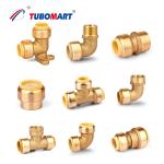 Brass Push Quick Connect Fittings Lead Free PEX AL PEX Pipe Fittings