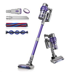 Quality Dual Brush Roll Cordless Vacuum Cleaner Lightweight Stick Vacuums 23kpa wholesale