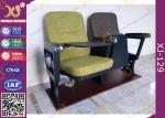 Small Folded Church Seating Chairs , Steel Frame University Lecture Hall Seating