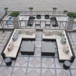 Outdoor Character Nordic Style Hand-woven Garden Sofa Furniture Natural Rattan