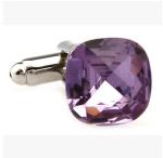 Versatile Crystal Zinc Alloy Cufflinks Practical Personalized Business Gifts