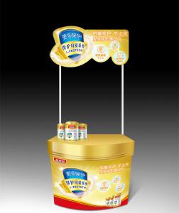 Quality Metal Tradeshow Exhibition PVC Promotional Tables , Easy Carry Promotional Desk wholesale