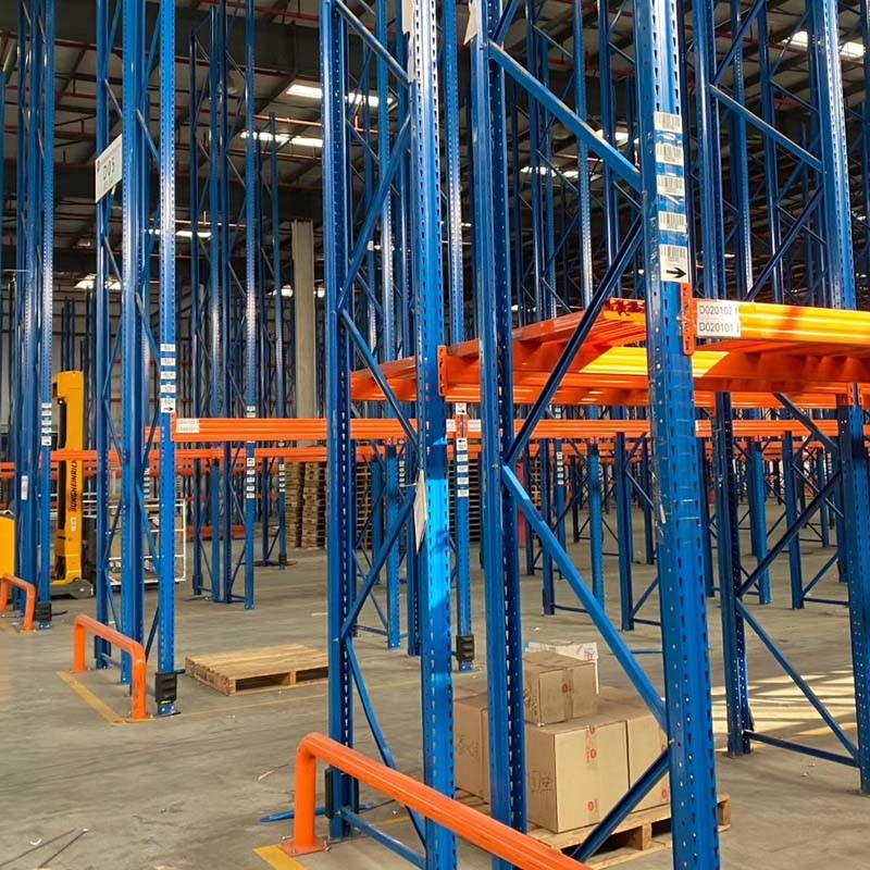Powder Coated Adjustable Pallet Rack Shelving / Warehouse Rack