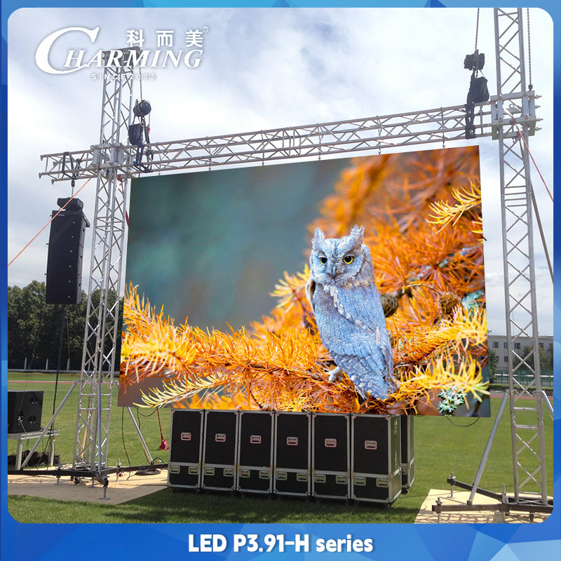 16 Bit P3.91 Outdoor Rental LED Video Wall Display IP65 H Series SMD1921